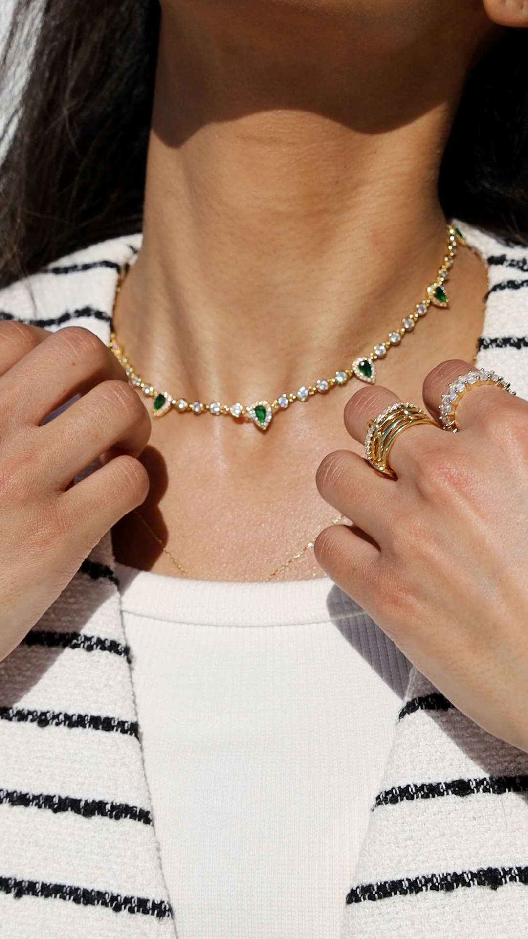 Emerelle Choker - Emerald